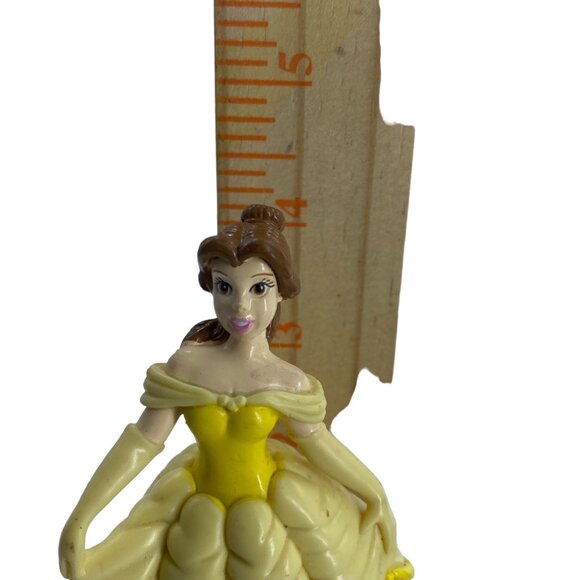 Disney Princess Belle & Cinderella Plastic Figurines Stamps 4" - Picture 6 of 7